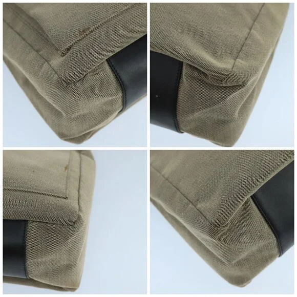 GUCCI Bamboo Hand Bag Outlet Canvas Beige 35692 Auth ep6849 - Picture 14 of 16